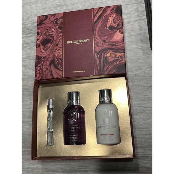 Molton Brown Other - Molton Brown London Fiery Pink Pepper Travel Collection 3 Piece Gift Set